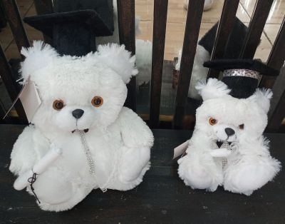 URSO DE PELÚCIA 01 UNIDADE / BRANCO