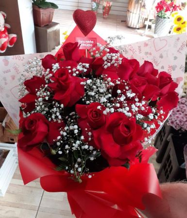 BUQUÊ ROSAS ESPECIAIS 01 UNIDADE / VERMELHAS
