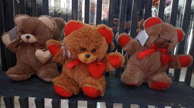 URSO DE PELÚCIA 01 UNIDADE / BRANCO